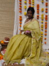 VANI - Handwoven silk-cotton jamdani saree