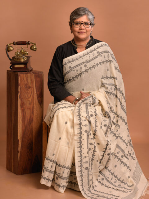 UTTOMA - Handwoven handspun cotton Jamdani