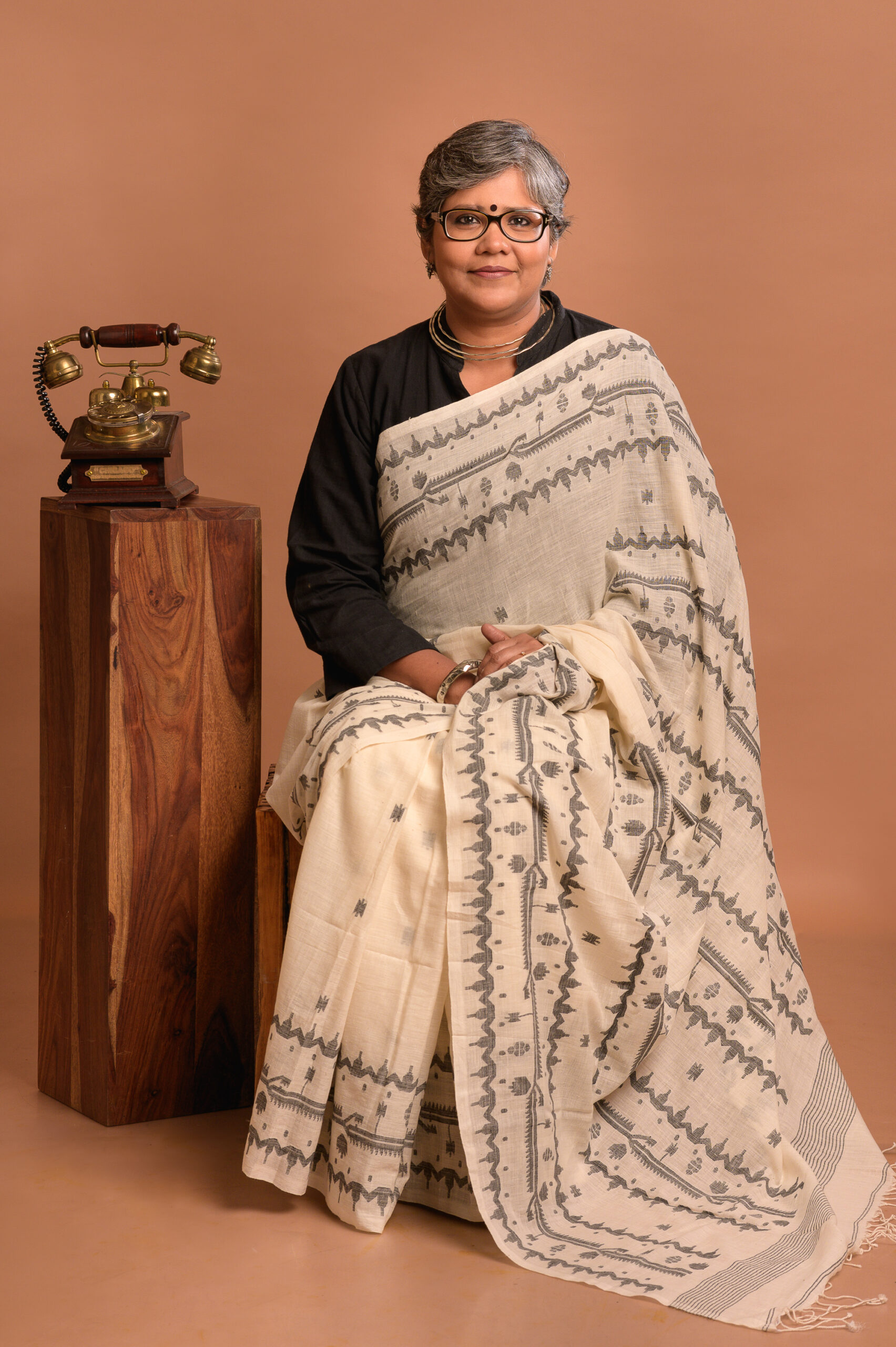 UTTOMA - Handwoven handspun cotton Jamdani