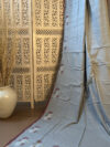 DOLON - Light gray handspun cotton jamdani saree