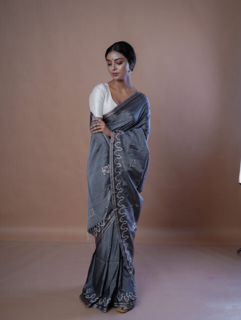MEDHA - Handwoven silk jamdani saree