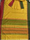 PHULLARA - Begumpuri cotton saree with Ganga Yamuna borders